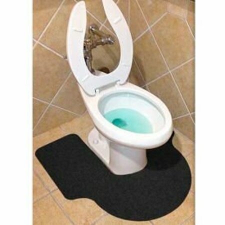 SANASTAR Wizkid Antimicrobial Big A Toilet Mats, Gray 6 Mats/Box - BIG A-GR Box